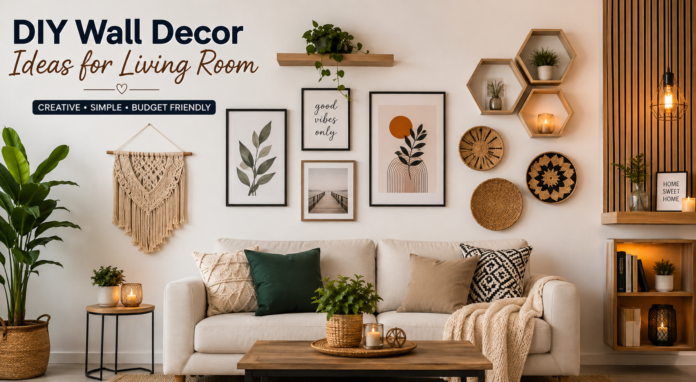 DIY Wall Decor Ideas for Living Room
