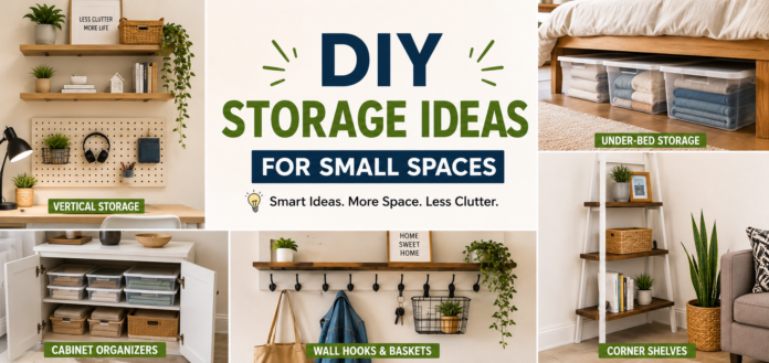 DIY Storage Ideas for Small Spaces