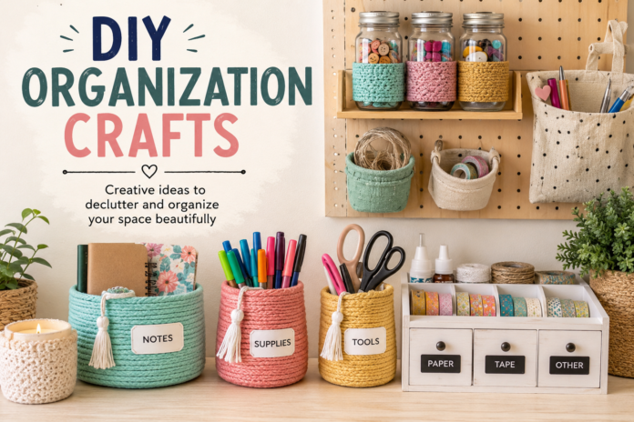 DIY Organization Crafts