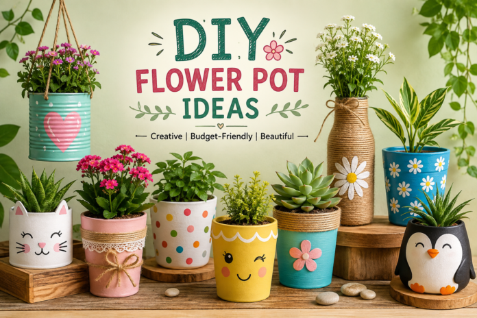 DIY Flower Pot Ideas