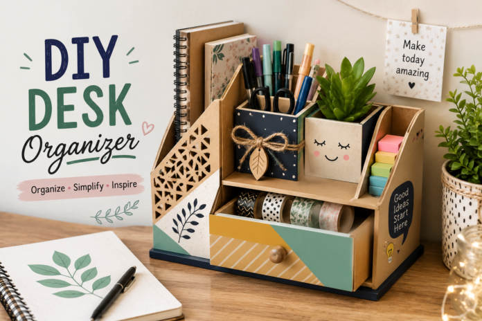 DIY Desk Organizer