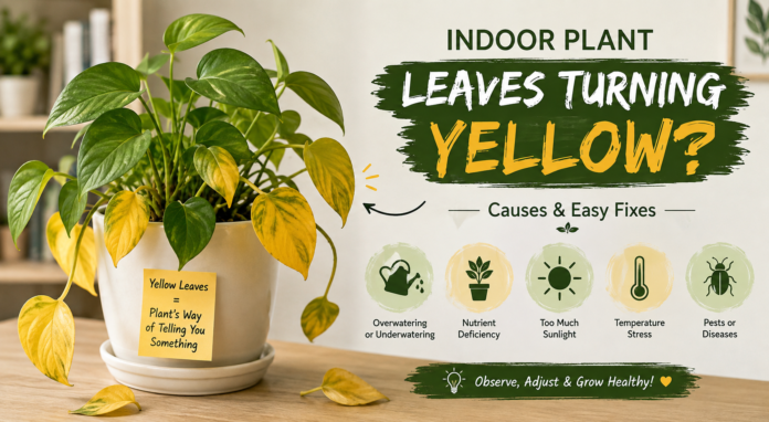 Indoor Plant Leaves Turning Yellow