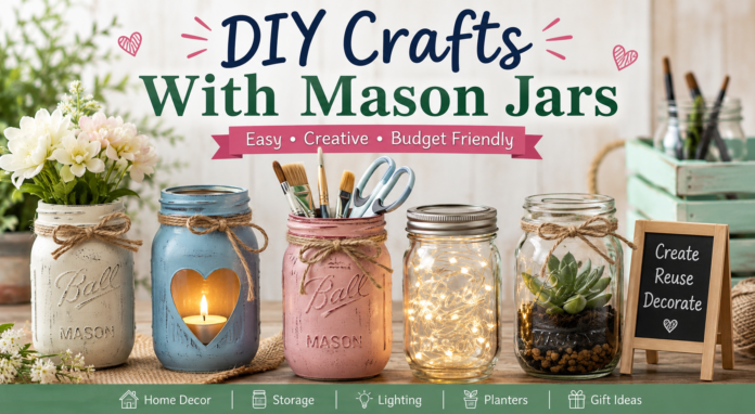 DIY Crafts With Mason Jars