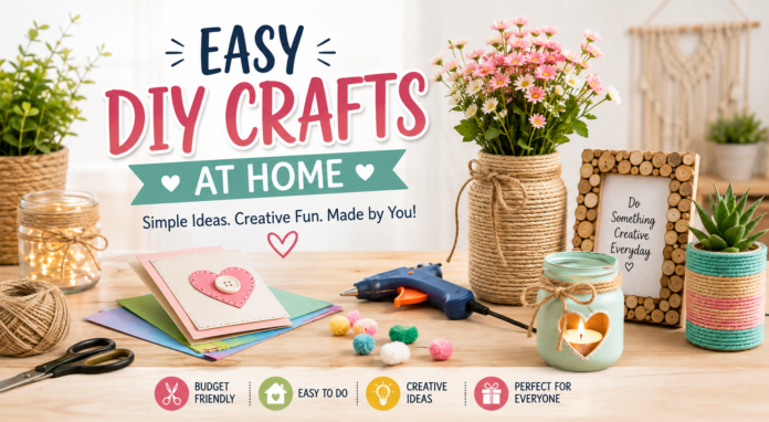 easy diy crafts at home