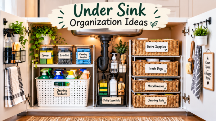 Under Sink Organization Ideas