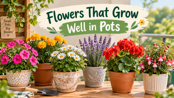 Flowers That Grow Well in Pots