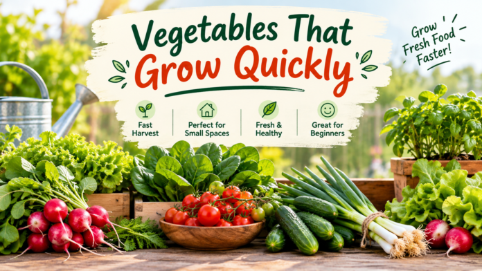 Vegetables That Grow Quickly