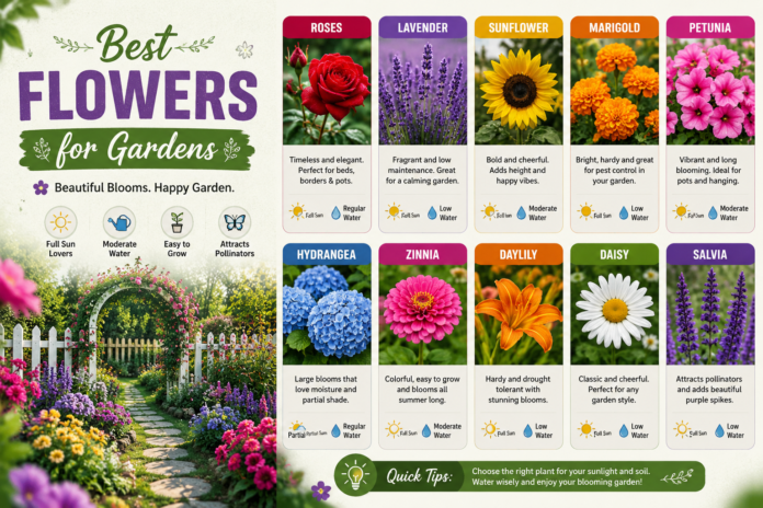 Best Flowers for Gardens