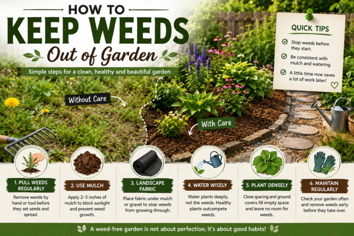 How to Keep Weeds Out of Garden