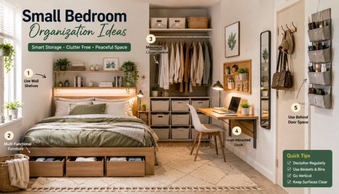 Small Bedroom Organization Ideas